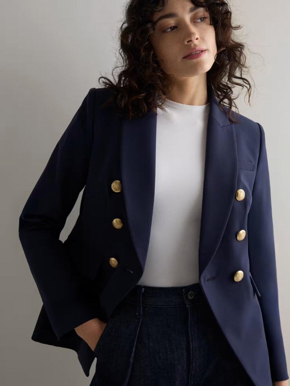 NWT Quince Scuba Captain's Convertible Blazer